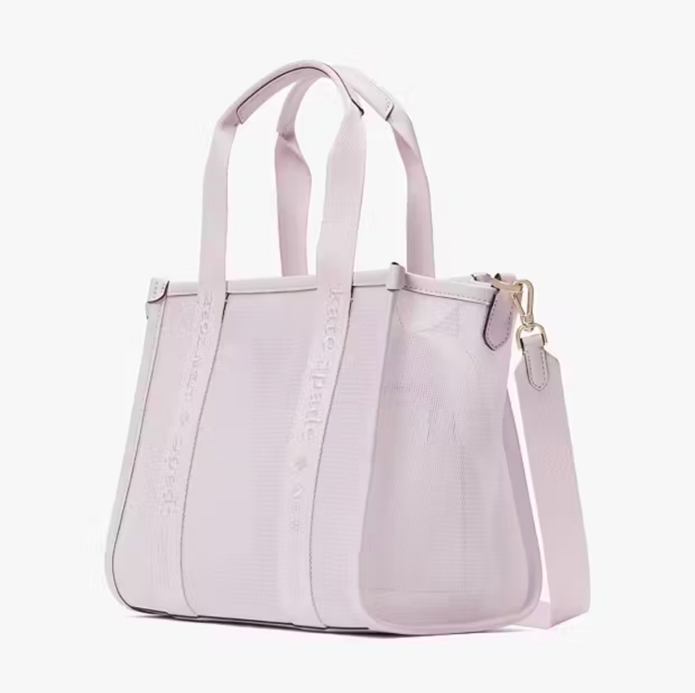 Kate Spade Kip Mesh Small Tote, Pale Amethyst - Picture 2 of 7
